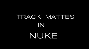 "Track Matte"  in Nuke....Simple & easy