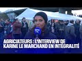 Colre des agriculteurs linterview de karine le marchand en intgralit