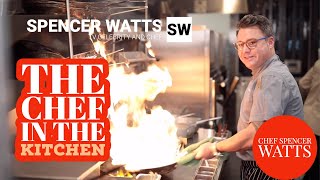 LEARN TO COOK LIKE A CHEF - CHEF SPENCER WATTS IN A PROFESSIONAL KITCHEN.