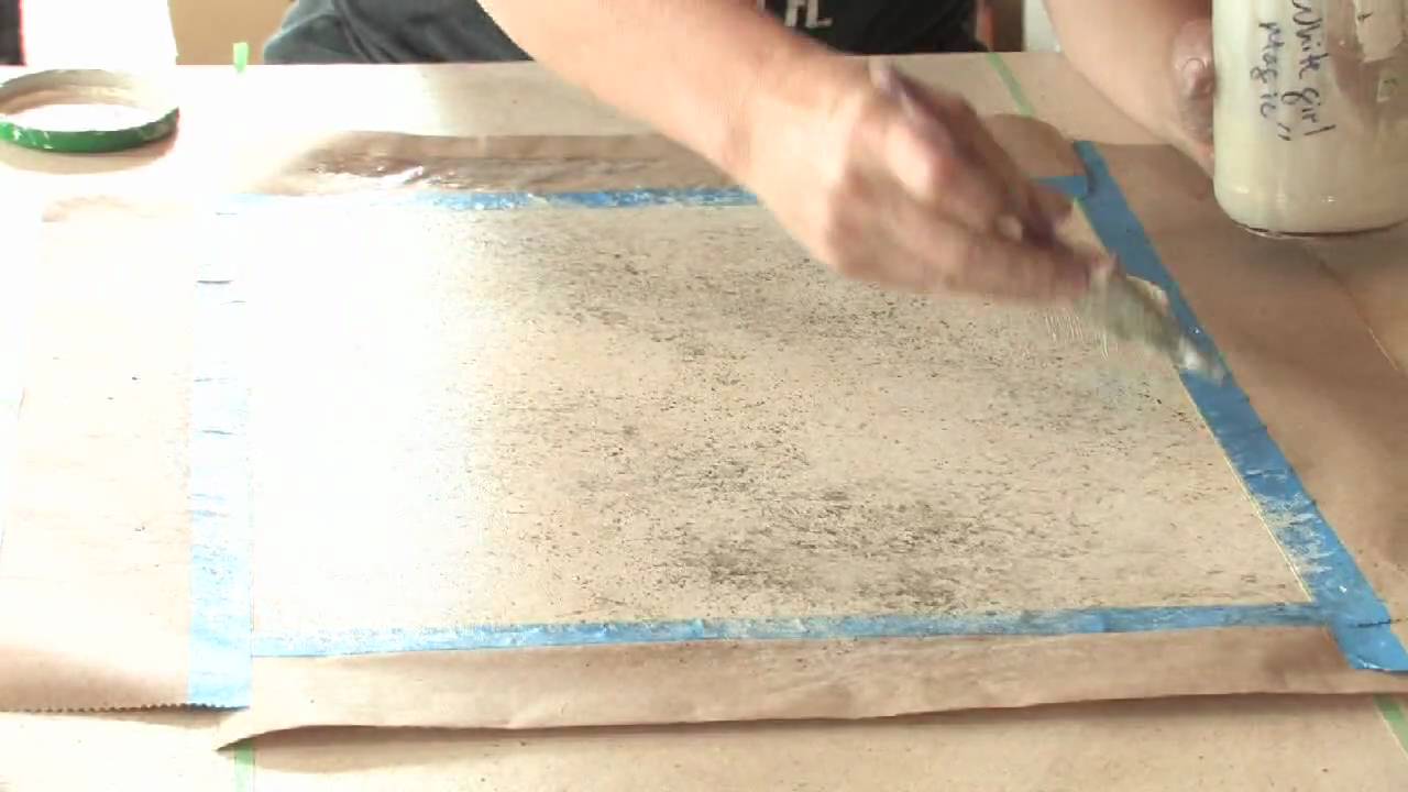 Decorative Painting Techniques How To Faux Paint Granite Youtube