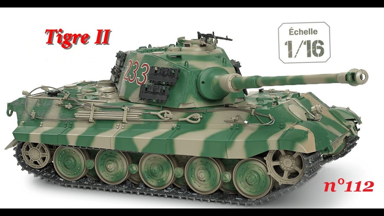 Montage n°112 du char Tigre II Hachette collections 1/16eme 