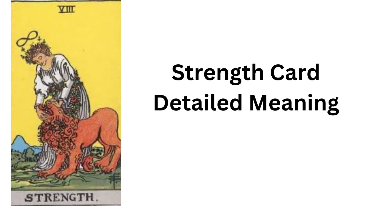 Strength — Tarot Card Meaning || Major Arcana || Learn Tarot With Nidhi