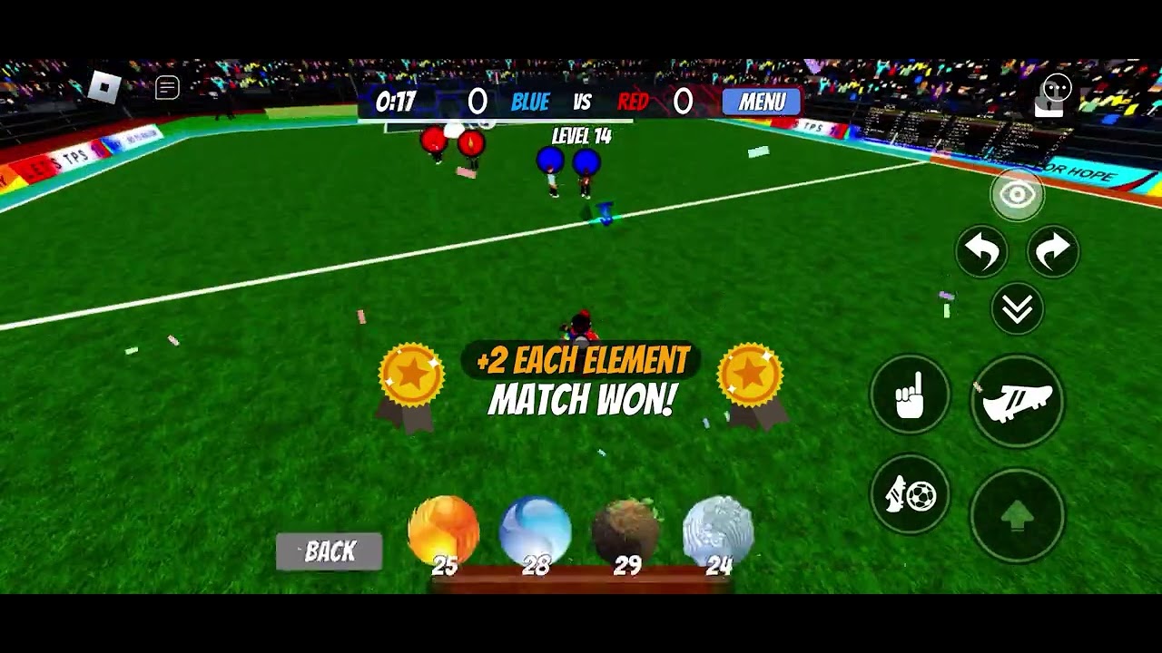 Gameplay on tps infinite soccer