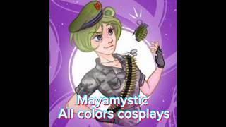 Mayamystic cosplays de colores @mayamystic #cosplays #edit