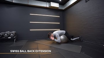 Swiss Ball Back Extension | Optimum Whealth