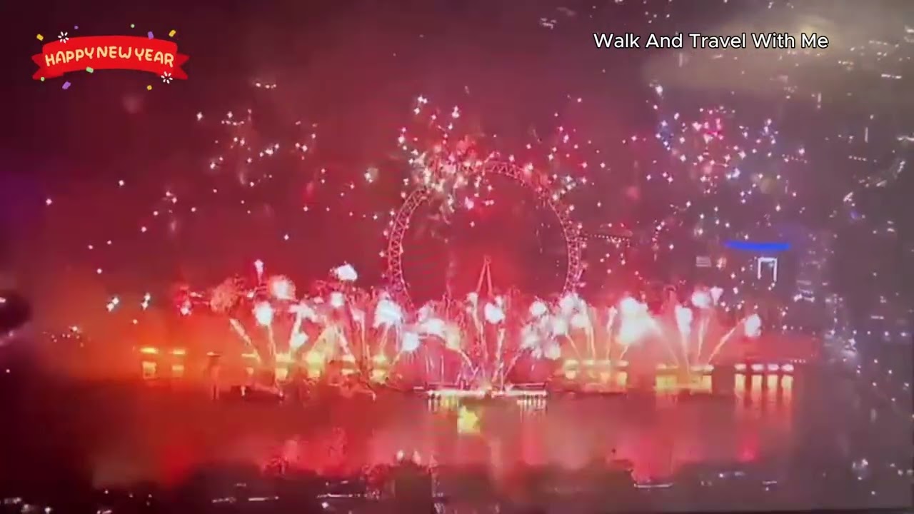 London Welcomes the New Year 2026 🎆 | Spectacular Fireworks at Central London Countdown