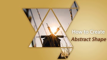 How To Create a Abstract Shape Wallpaper - Photoshop CC Tutorial