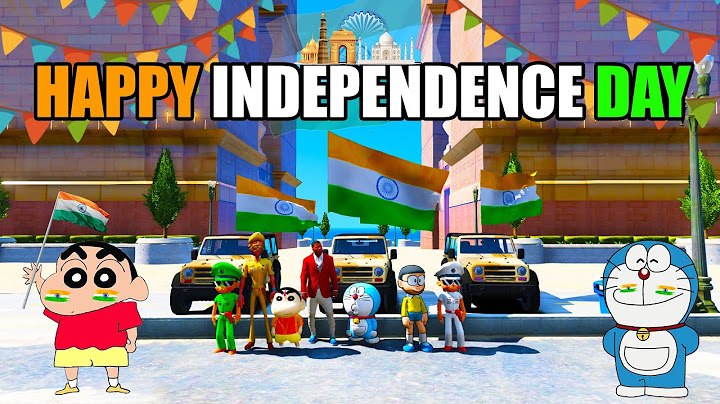GTAV Independence Day Madness! Shinchan & Franklin's Epic Celebration Doraemon's Surprise Gifts! 🎁