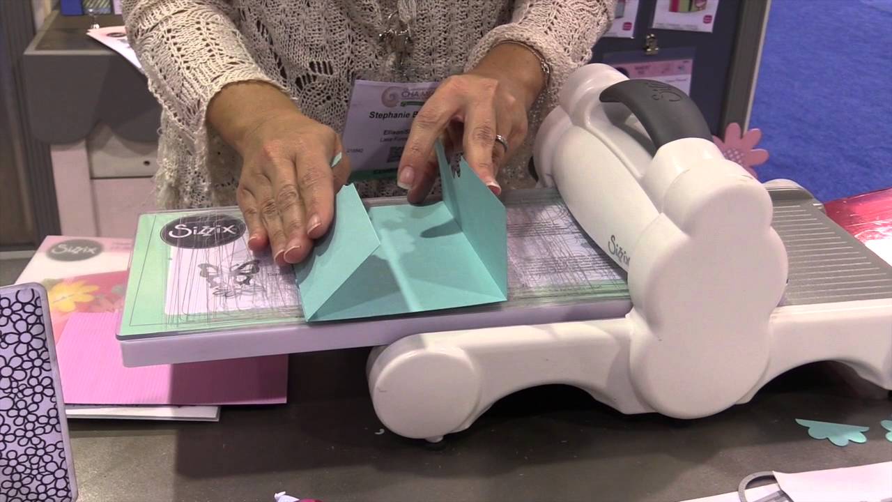 Sizzix - Stephanie Bernard - Half Card Creations - CHA 2016 - YouTube