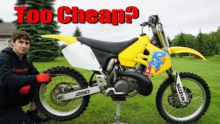 I Bought This $3000 Suzuki Dirt Bike For $1400