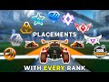 Playing with EVERY RANK from BRONZE to PRO in Rocket League