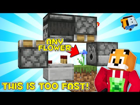 Thumbnail For Minecraft » THIS FLOWER FARM IS OVER POWERED!!! « Truly Bedrock SMP [13]