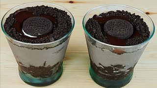 Oreo cake chocolate! No oven...Only 3 Ingredients!!