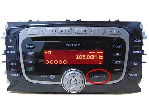 Ford Sony Mp3 6CD Changer How it works after it has been repaired