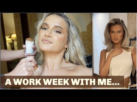 COME TO WORK WITH ME ABROAD! 🤎 | VLOG | MOLLMAE