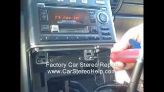 Infiniti G35 Bose Stereo Removal 2002 - 2004 = Car Stereo HELP