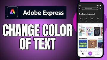 How to Change Color of Text on Adobe Express 2025?