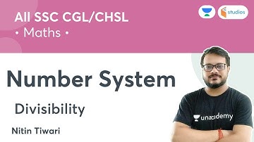 Number System | Divisibility | Maths | Target SSC CGL/CHSL | Nitin Tiwari