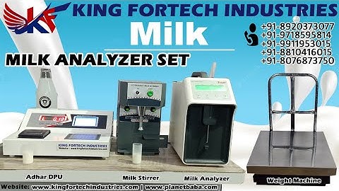 Milk Analyzer Machine, Milk Testing Macihne with Printer, 9718595814, 8810416015