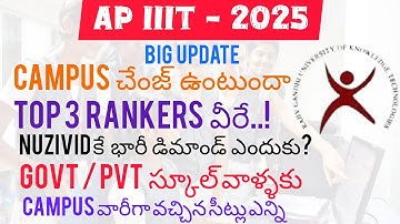 Ap iiit 2025 Results Released | RGUKT Results 2025 Latest update| How to Check ap iiit results