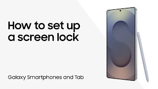 Set up or change a screen lock on your Samsung Galaxy phone or tablet | Samsung US
