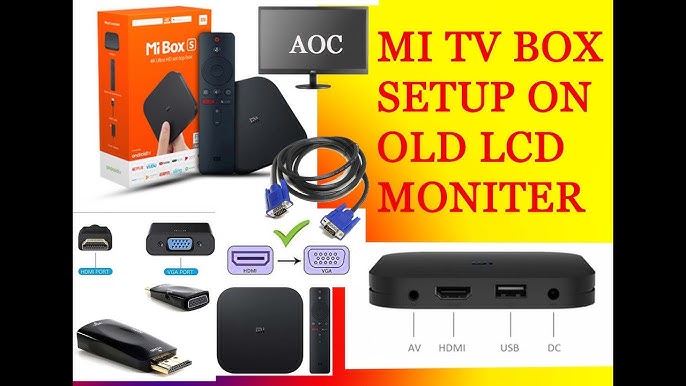 How to connect MI Box 4K to Monitor with Sound | MI Box 4K Review - YouTube