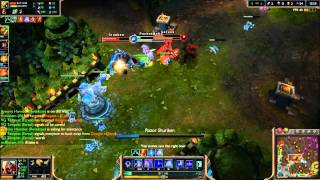 LoL : Zed gets a double kill with -100 health