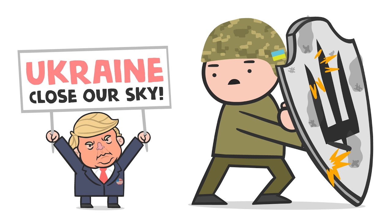 Украина, закрой наше небо! (2022 против 2026) (анимация)