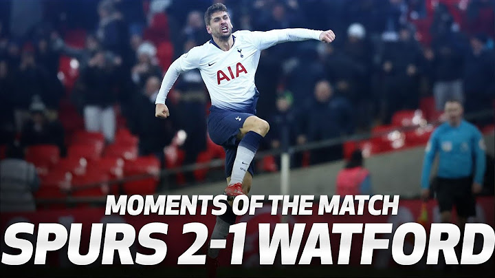 HEUNG-MIN SON TWISTS AND TURNS BACK INTO ACTION! | Moments of the Match | Spurs 2-1 Watford