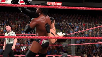 WWE 2K15 WCW Match. Booker T vs Sting. World Heavyweight Champion.