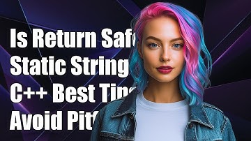 Is Returning const char* from Static std::string Safe? C++ Best Practices