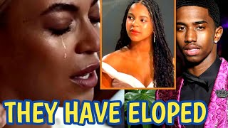 Blue ivy has eloped with king combs after confirmed pregnant for him. Beyonce shed tears