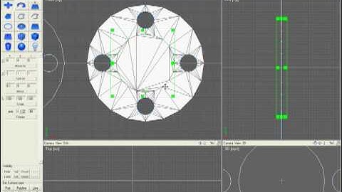 AC3D - creating a flange