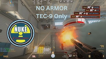 NO ARMOR Only Tec-9 4k 1v3 Clutch