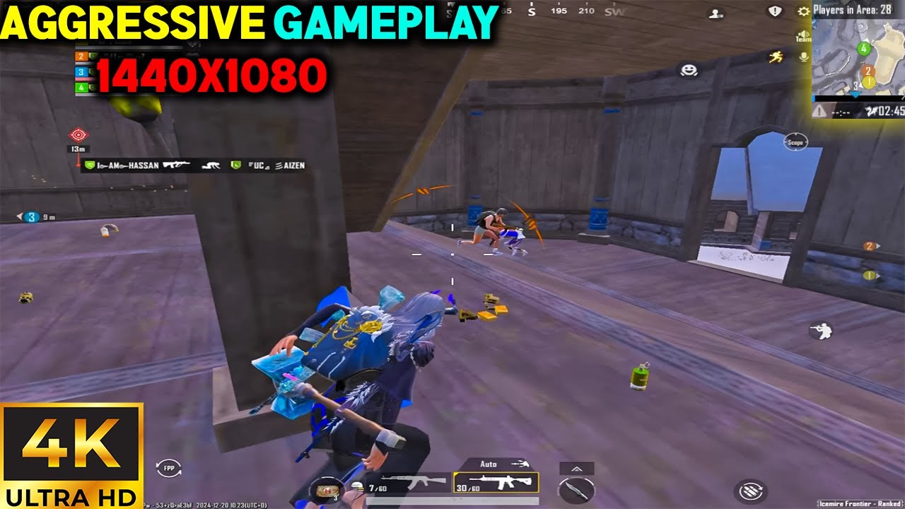 Aggressive Gameplay | 1440x1080 Best Resolution Ever ? | Rush Gameplay ...