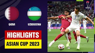 Highlights: Qatar - Uzbekistan | Meshaal Barsham hóa người hùng, loạt luân lưu quá kịch tính