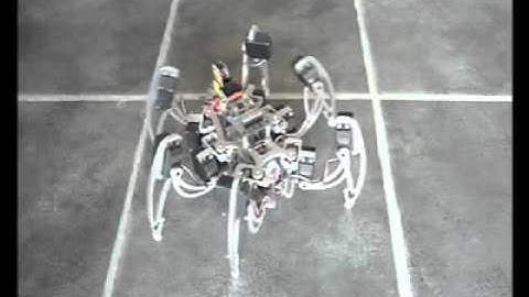 Hexapod Walking Robot V4b - micromagic systems (Higher quality)