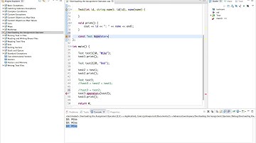 Learn Advanced C++ Programming  overloading the assignment operator