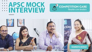 APSC Mock Interview | Namrata Borah  | Competition Care | APSC/UPSC coaching in Guwahati Assam