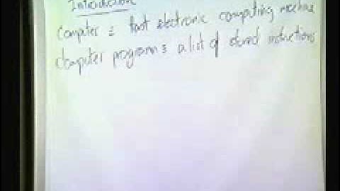 CPE310 - Computer Architecture : Chapter 1 Part 1