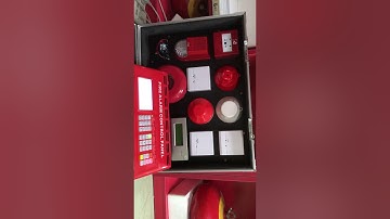 Operation video of Asenware addressable fire alarm panel