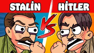 HİTLER VS STALİN | 2. Dünya Savaşının Sonu | Animasyon Resimi