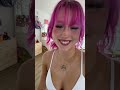Pink hair stands out. #shorts