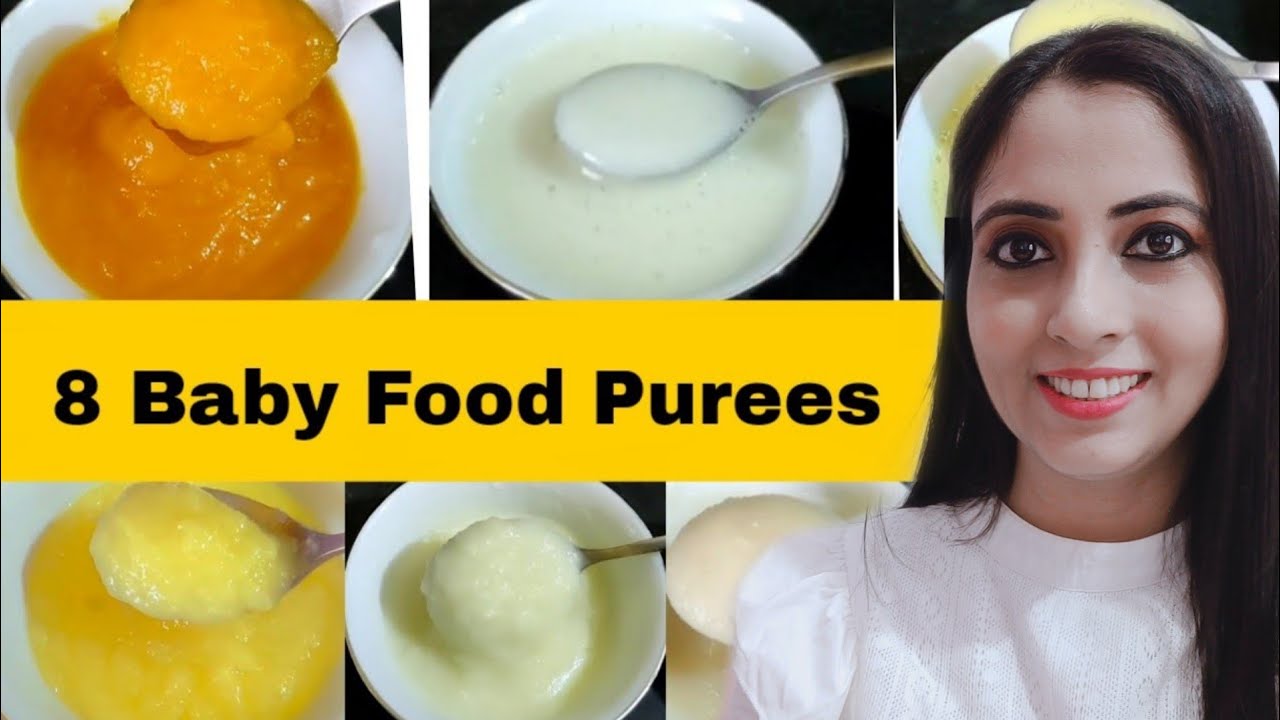 8 BABY FOOD PUREE Recipes For 6 Months Baby 8 8 BABY FOOD PUREE Recipes For 6 Months Baby 8