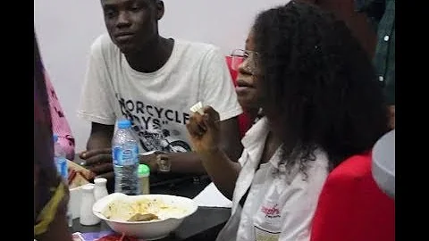 Iyabo Ojo &Mercy Aigbe Daughters Caught Eating Amala At Her Mom's N200million Abula Spot in Lekki