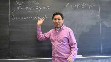 Introduction to series solutions to differential equations (part 1)