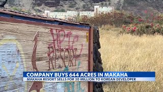 Korean company buys 644 acres in Makaha Valley