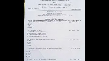 BTECH Exam Computer Networking 💻 MAKAUT 2025 #viralvideo #exam #cn #video #btech