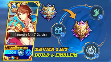 THANK YOU MOONTON FOR THIS NEW XAVIER SKIN BEYOND THE CLOUDS | TOP 1 XAVIER BUILD & EMBLEM 2023