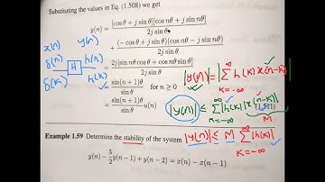 JNTUK R16 III ECEIISEM DIGITAL SIGNAL PROCESSING UNIT1 STABILITY OF SYSTEM  BY K MANOJ 3 5 2021